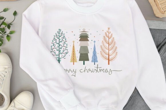 Boho Christmas Tree Clipart Png Svg: A Designer’s Take on Holiday Illustrations