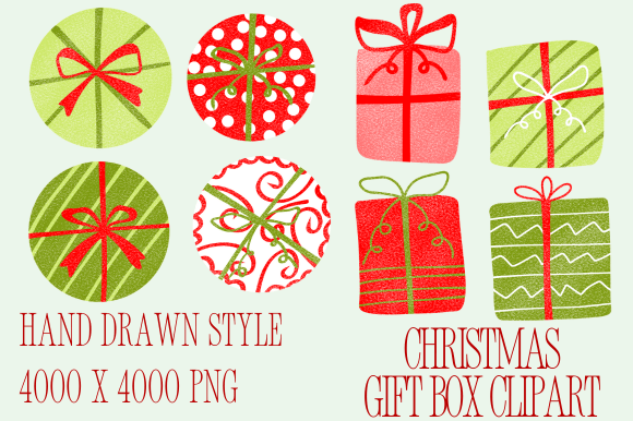 Christmas Gift Box Pastel Png Bundle: A Review for Illustrations and Digital Sellers