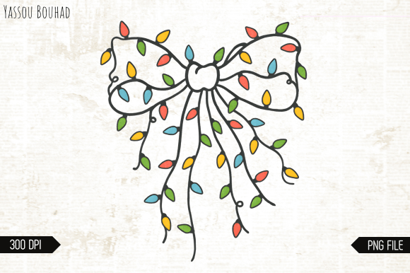 Christmas Light Up Bow Png Sublimation Review