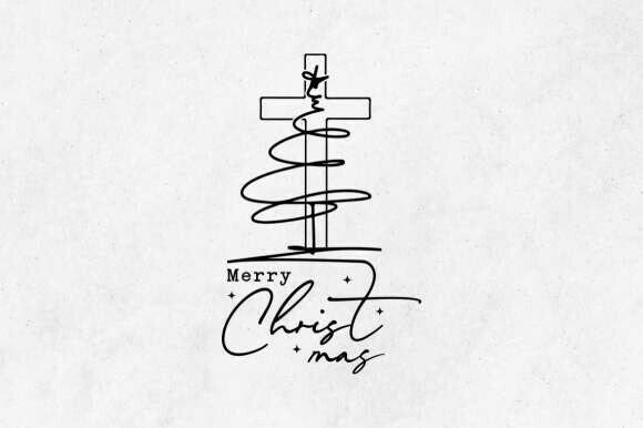 Christmas Tree Svg, Christian Christmas