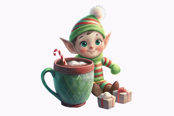 Coffee and Baby Christmas PNG Review for Branding