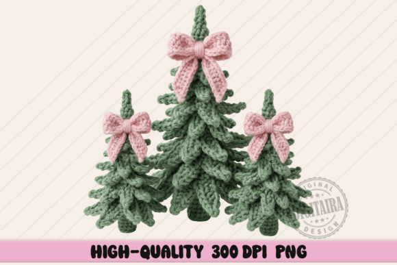 Faux Yarn Coquette Christmas Tree Png Review: Illustrations for Branding