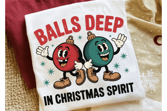 Funny Balls Deep Christmas Spirit PNG in Illustrations