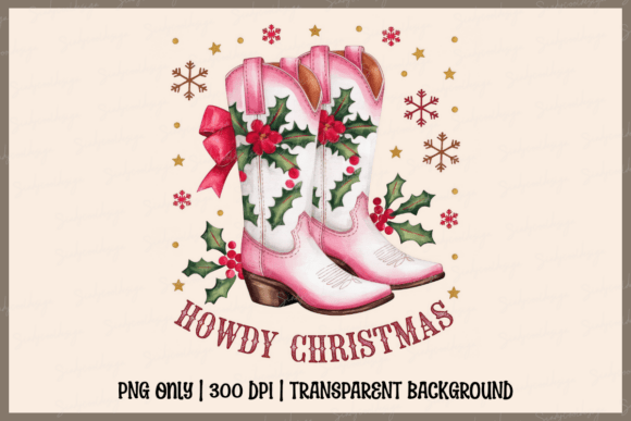 Howdy Christmas Western Cowgirl: A Brand Designer’s Review of This Illustrations Asset