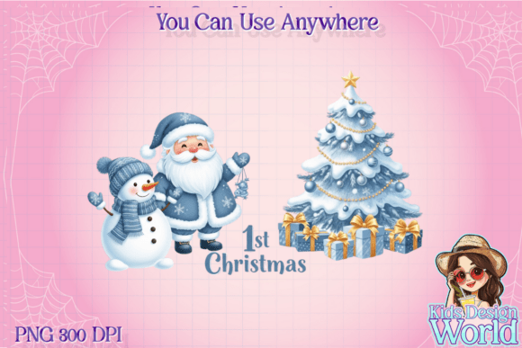 My First 1st Christmas Clipart PNG