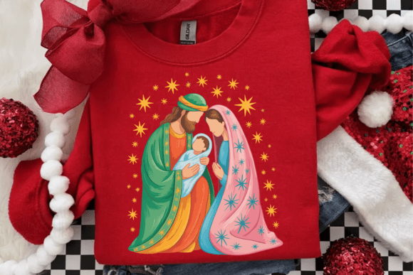 Nativity Scene PNG, Holy Family Christmas Illustrations Review