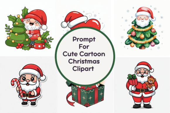 Prompt Cute Cartoon Christmas Clipart: A Publisher’s Review of Seasonal Illustrations