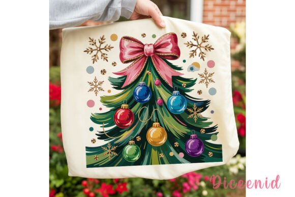 Textured Christmas Tree PNG Clipart for Illustrations